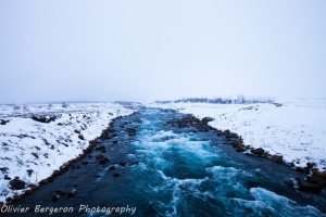 Tungufljot river - iceland - winter - landscape