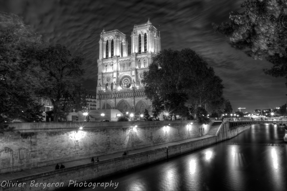 Notre Dame de Paris - HDR landscape - Paris - France