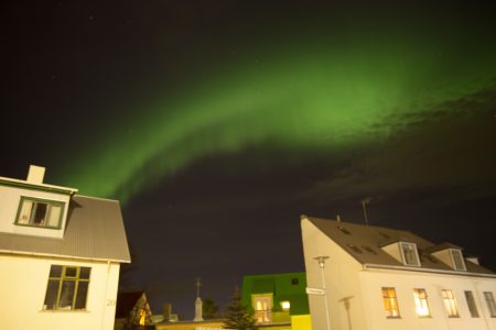 northern lights - reykjavik