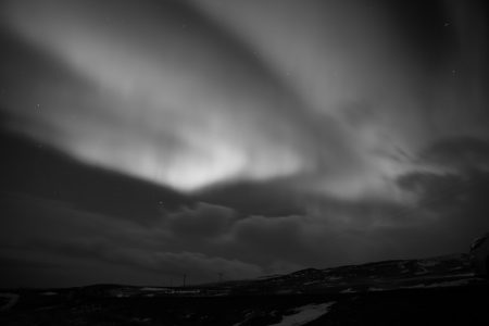 aurora borealis - hvammstangi - iceland