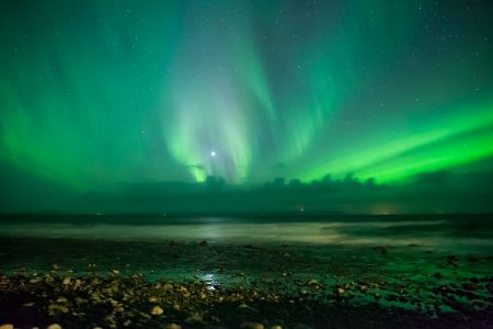 aurora borealis - hvammstangi - iceland