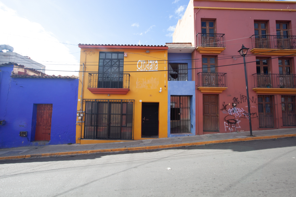 colored houses - Oaxaca - Mexico