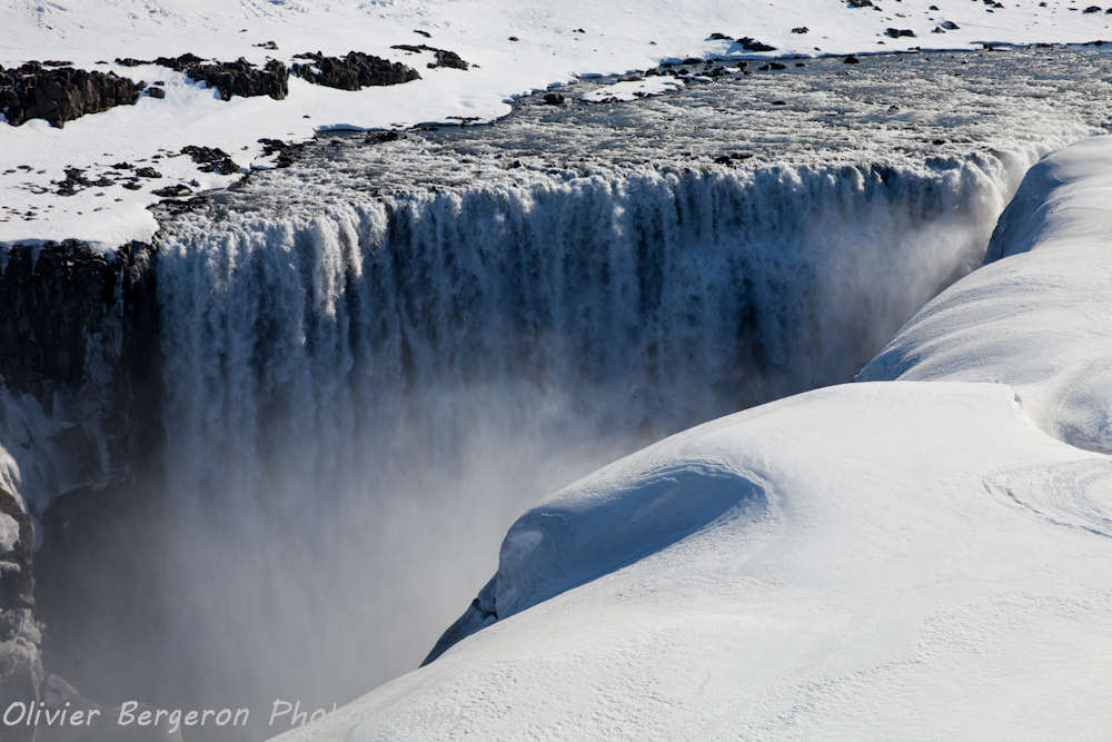 dettifoss waterfall iceland - cascade d'islande