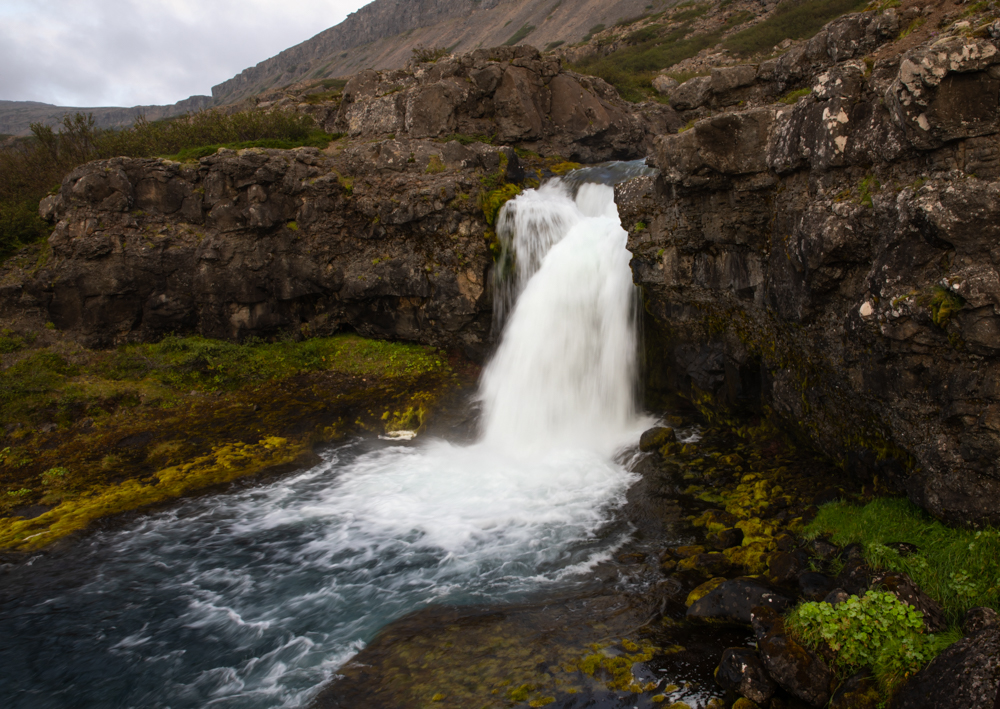 gongumannafoss waterfall - iceland - cascade - islande