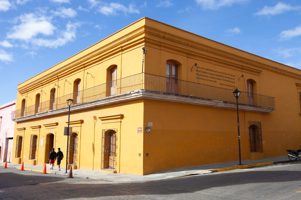 yellow house - Oaxaca
