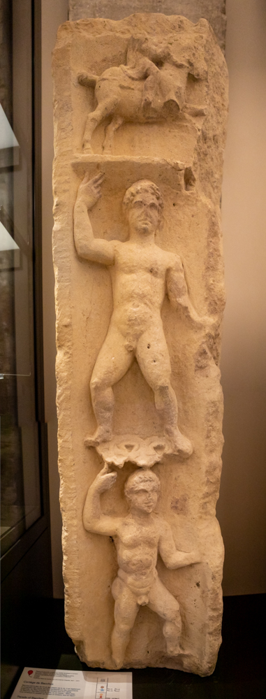 parade of Bacchus - limestone - 3th century - Carnavalet Museum