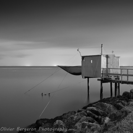 landscape , Carrelet, meschers-sur-gironde, France, travel and seascape photography