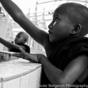 Two young monks - Yangon 2012 - Myanmar