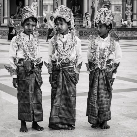 Three Boys - yangon 2012 - Myanmar