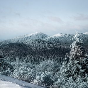 Chaine des puys - Auvergne - France - massif central - landscape - from Puy des goules