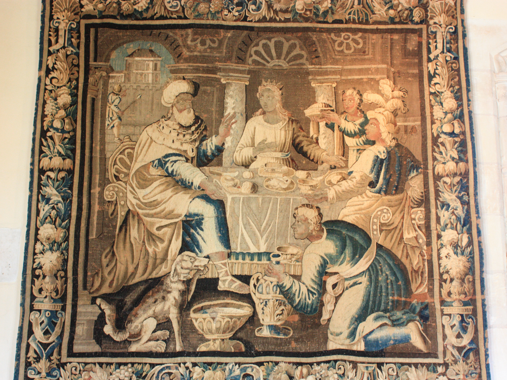 Aubusson tapestry - Echanson room - Chateau Amboise