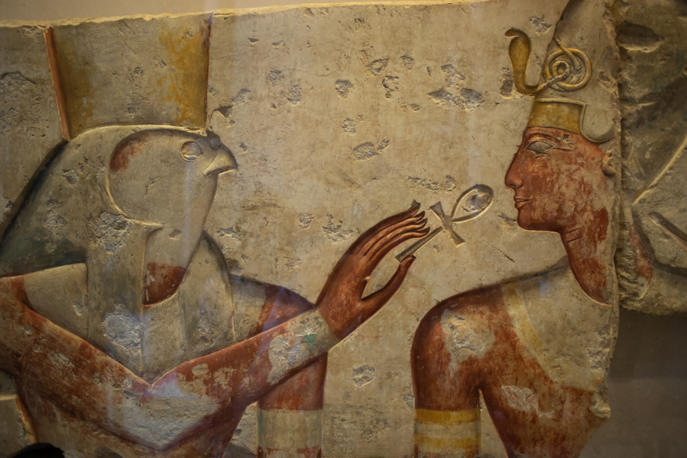 Door lintel in the name of King Ramses II