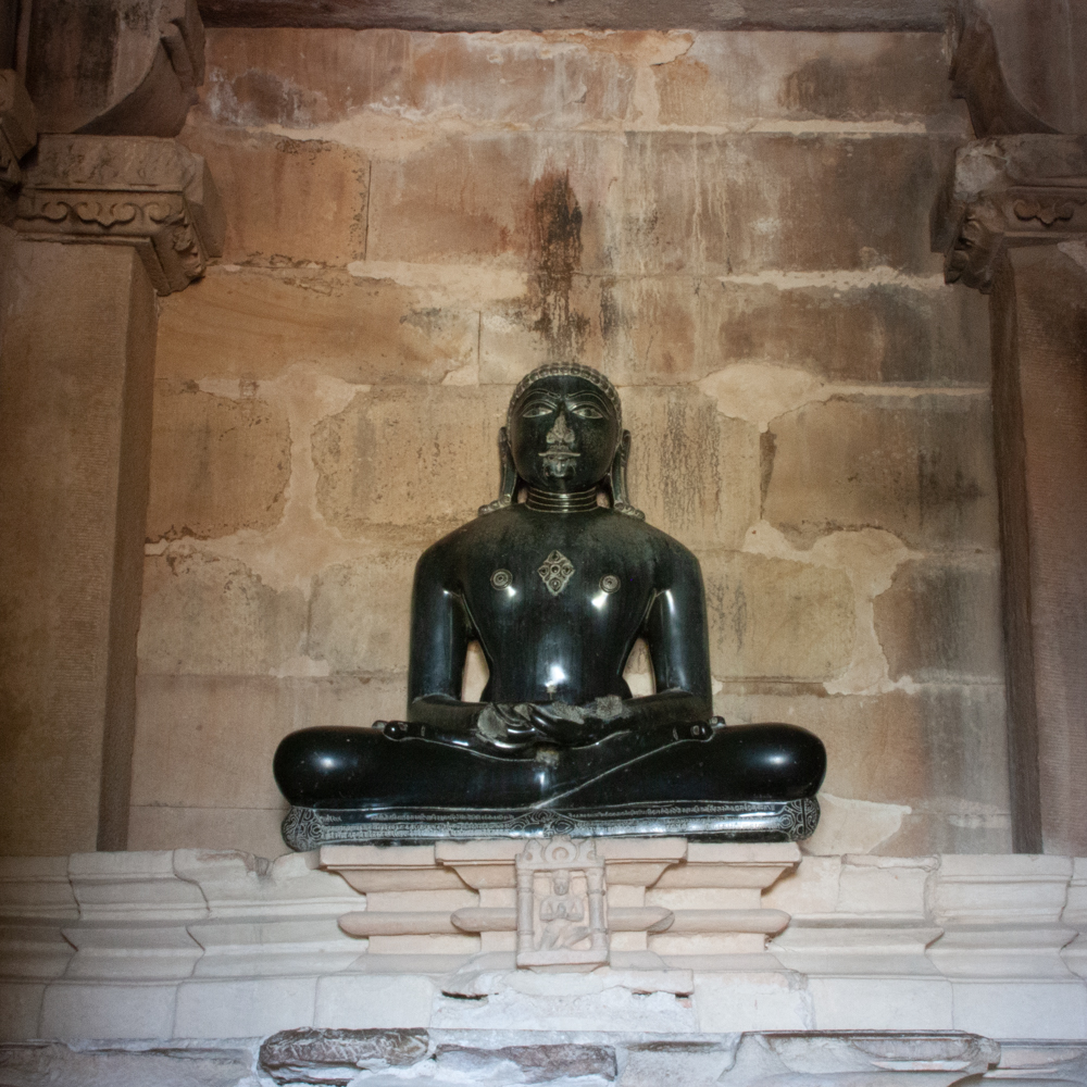 tirthankara Adinatha statue - Adinatha temple - Khajuraho - India