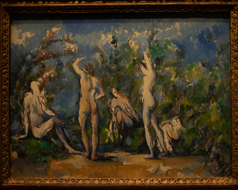 Cing baigneurs - Paul Cézanne - 1900 - 1904 - Oil on canvas