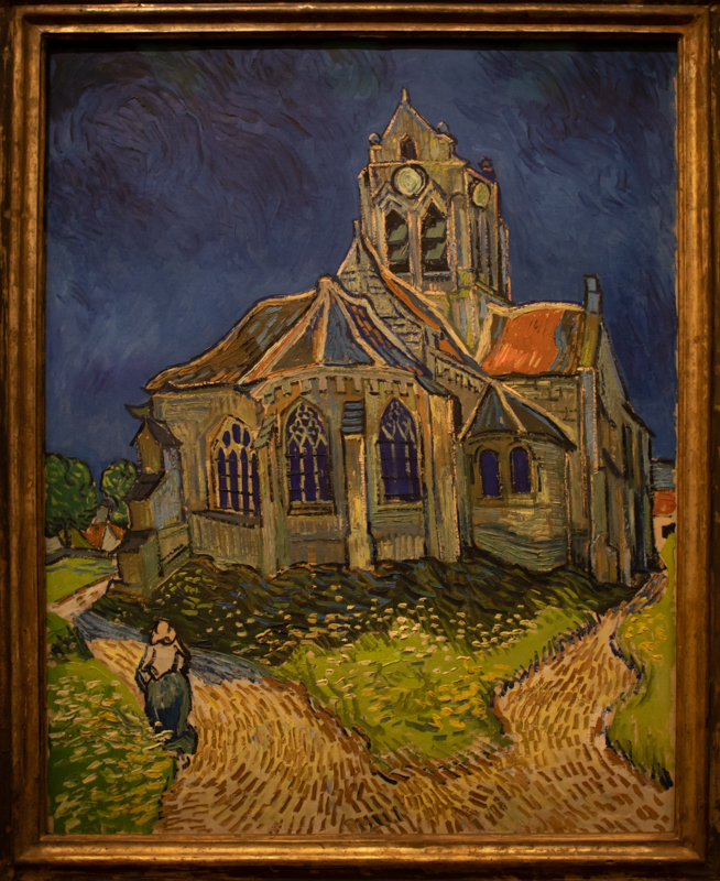 The church in Auvers-Sur-Oise View of the Chevet - Vincent Van Gogh - 1890 - Oil on canvas